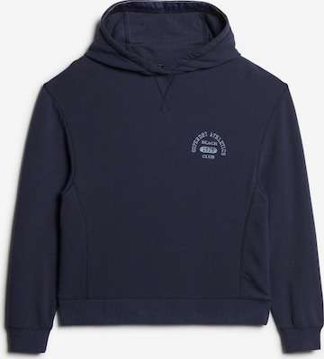 Superdry Sweatshirt 'Athletic Essentials' in Blauw: voorkant