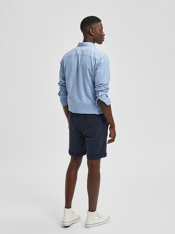 SELECTED HOMME Regular Shorts 'Luton' in Blau