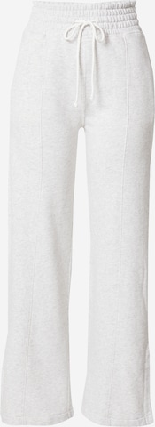 Abercrombie & Fitch Wide leg Broek in Grijs: voorkant