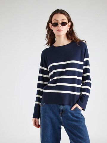 Pullover 'SIA' di PIECES in blu: frontale