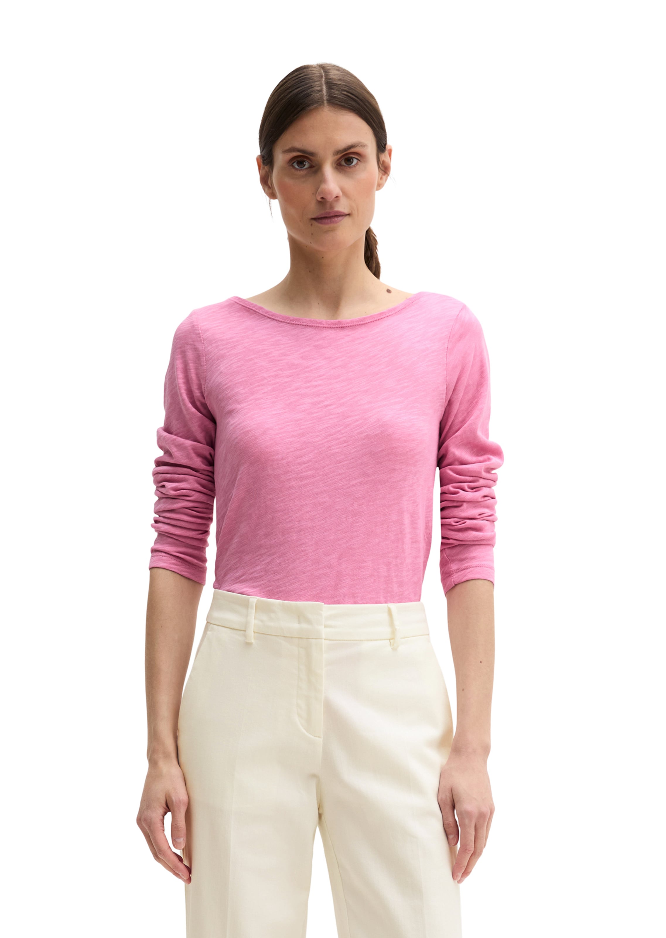 Marc O'Polo Shirt in Roze: voorkant