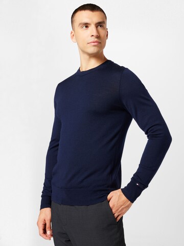 Pull-over Tommy Hilfiger Tailored en bleu : devant