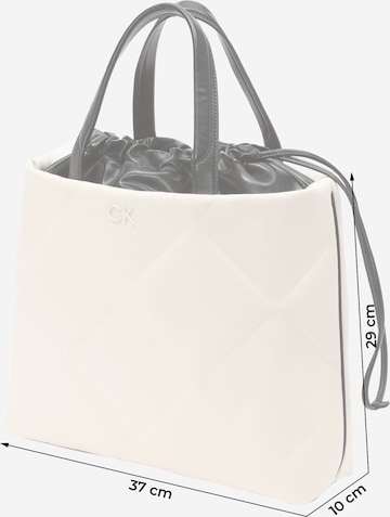 Calvin Klein Szabványos Shopper táska - bézs