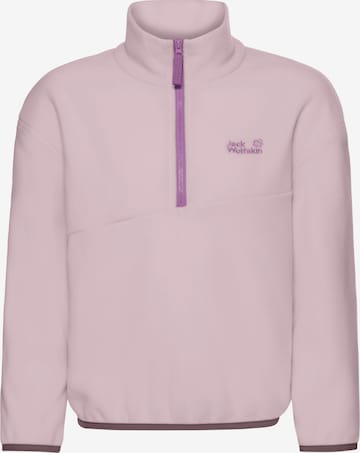 JACK WOLFSKIN Athletic Sweater in Purple: front