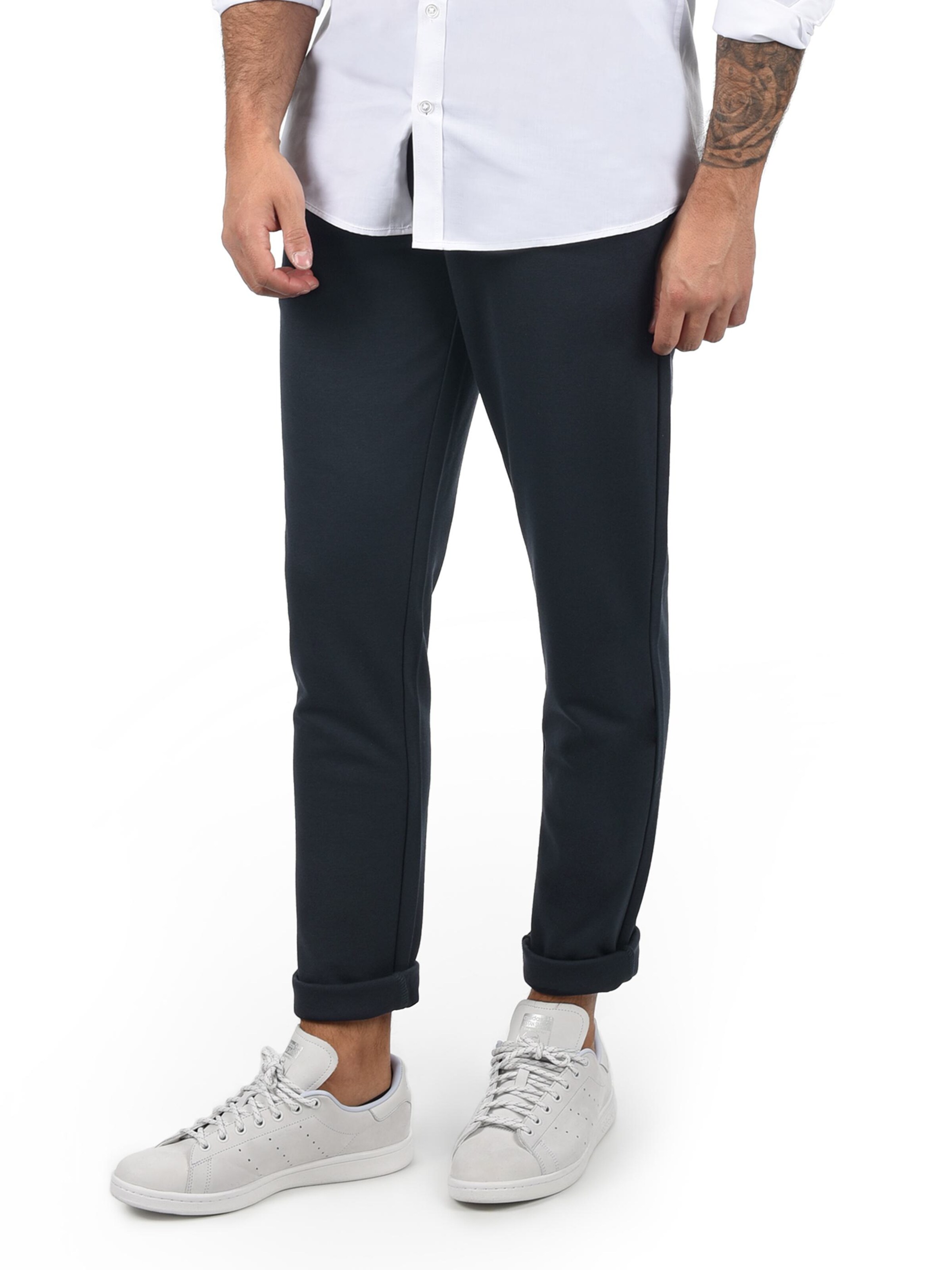 BLEND Slimfit Chinohose 'Colin' in Schwarz: Vorderseite