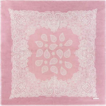 Écharpe SILK & CASHMERE en rose : devant