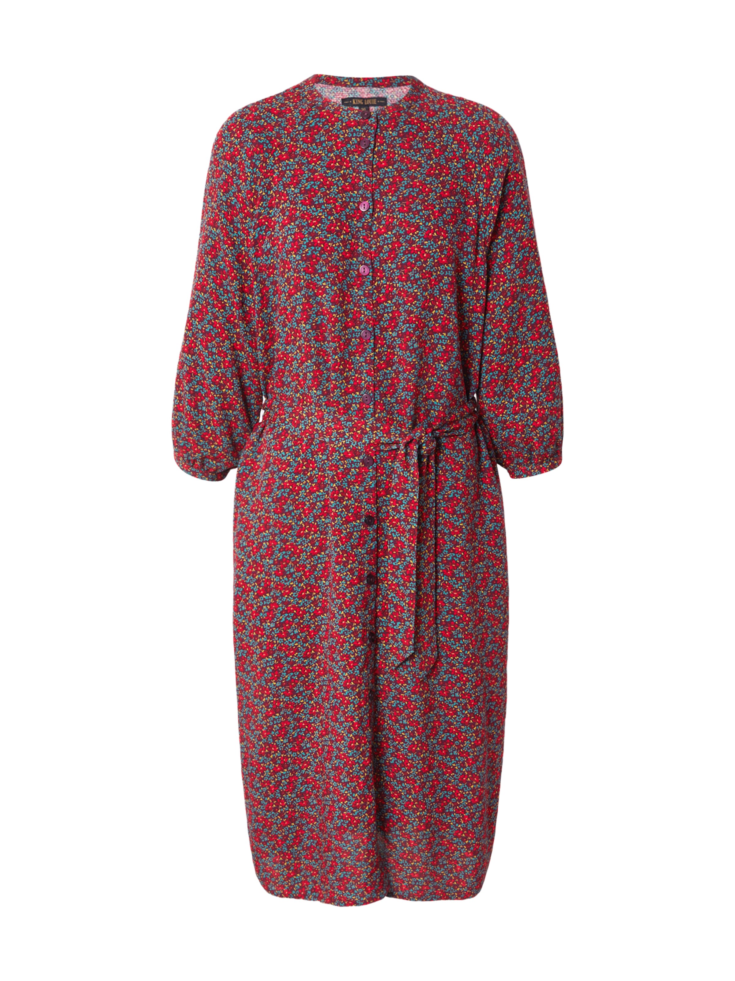 King Louie Shirt Dress 'Cybil' in Red: front