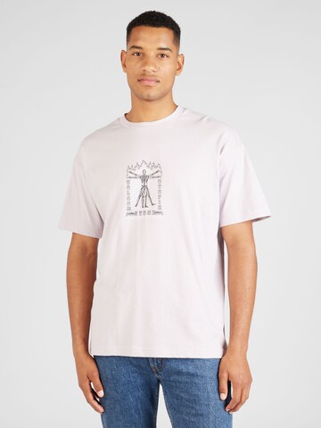 Volcom T-Shirt 'UTOPIC' in Lila: Vorderseite