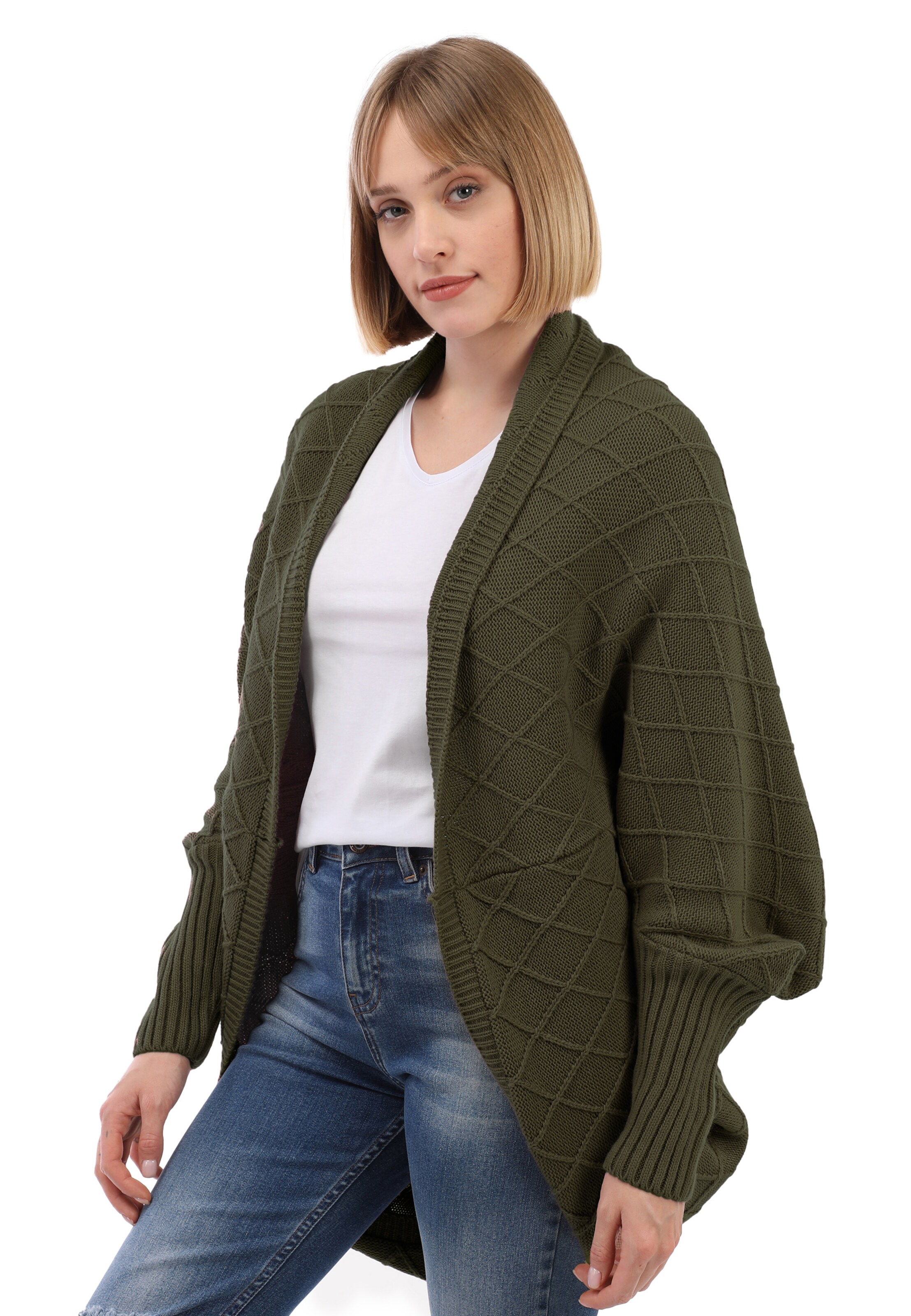 Jimmy Sanders Neuletakki värissä vihreä