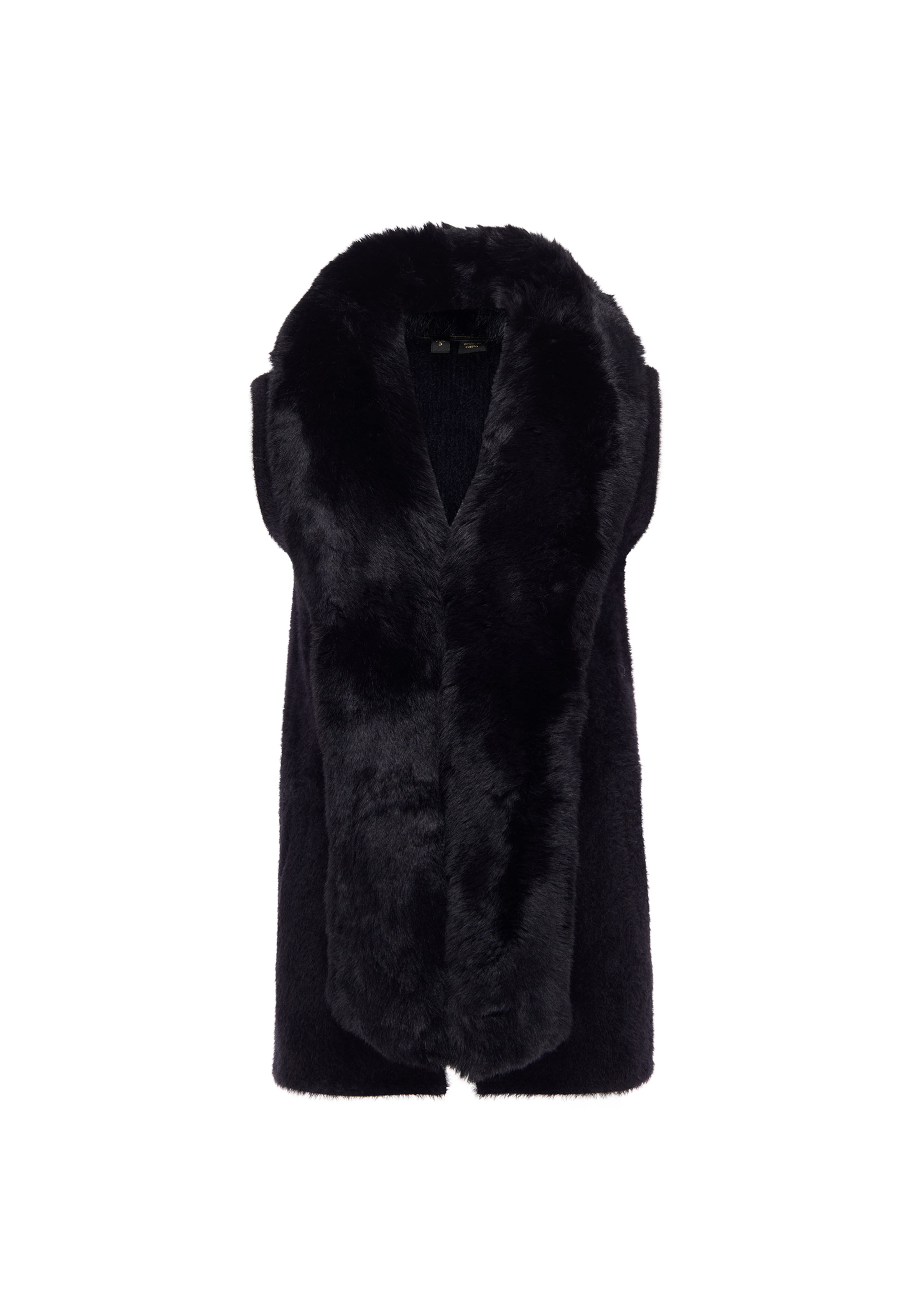faina - Colete em preto: frente