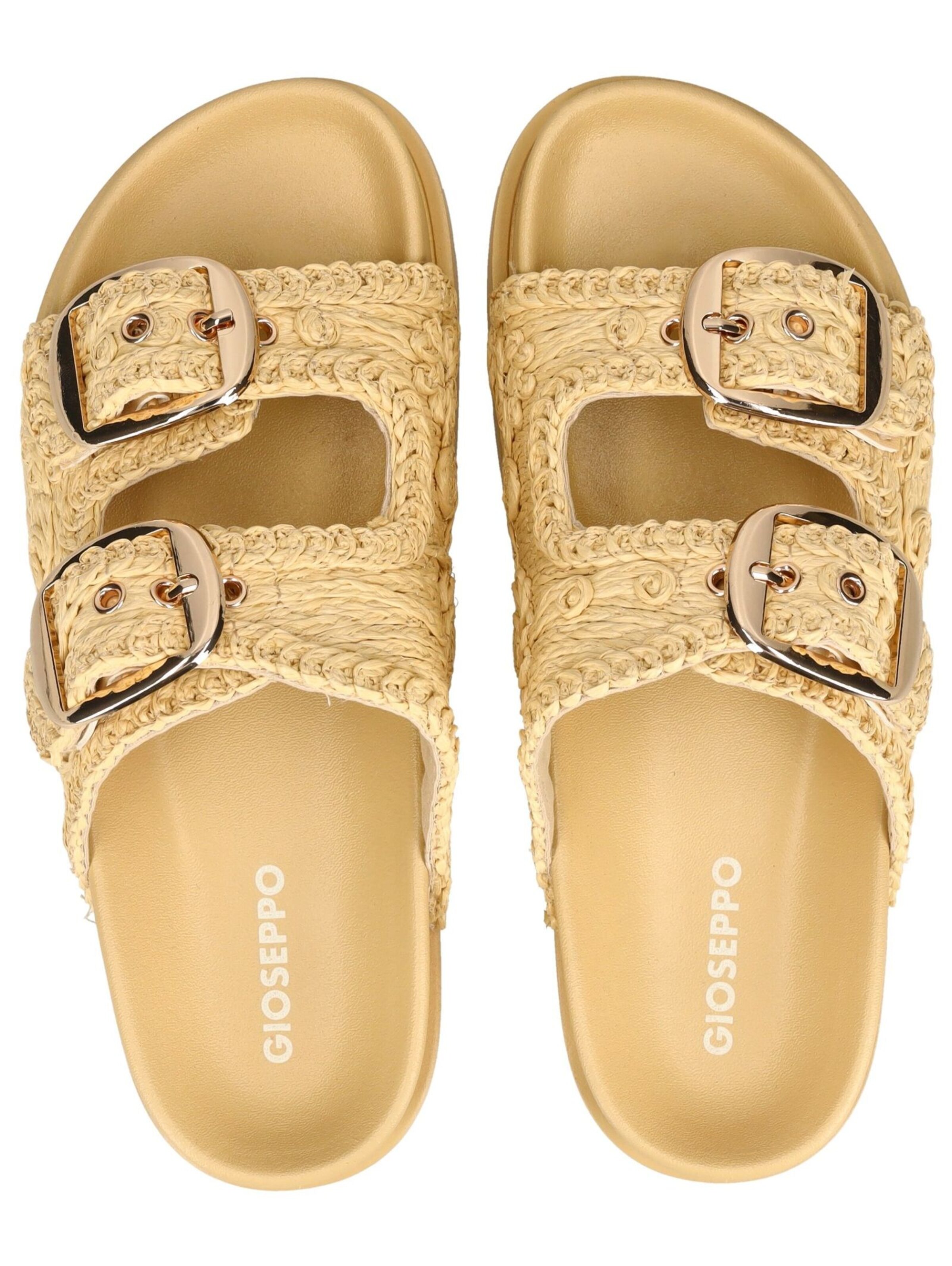 GIOSEPPO Pantolette in Beige