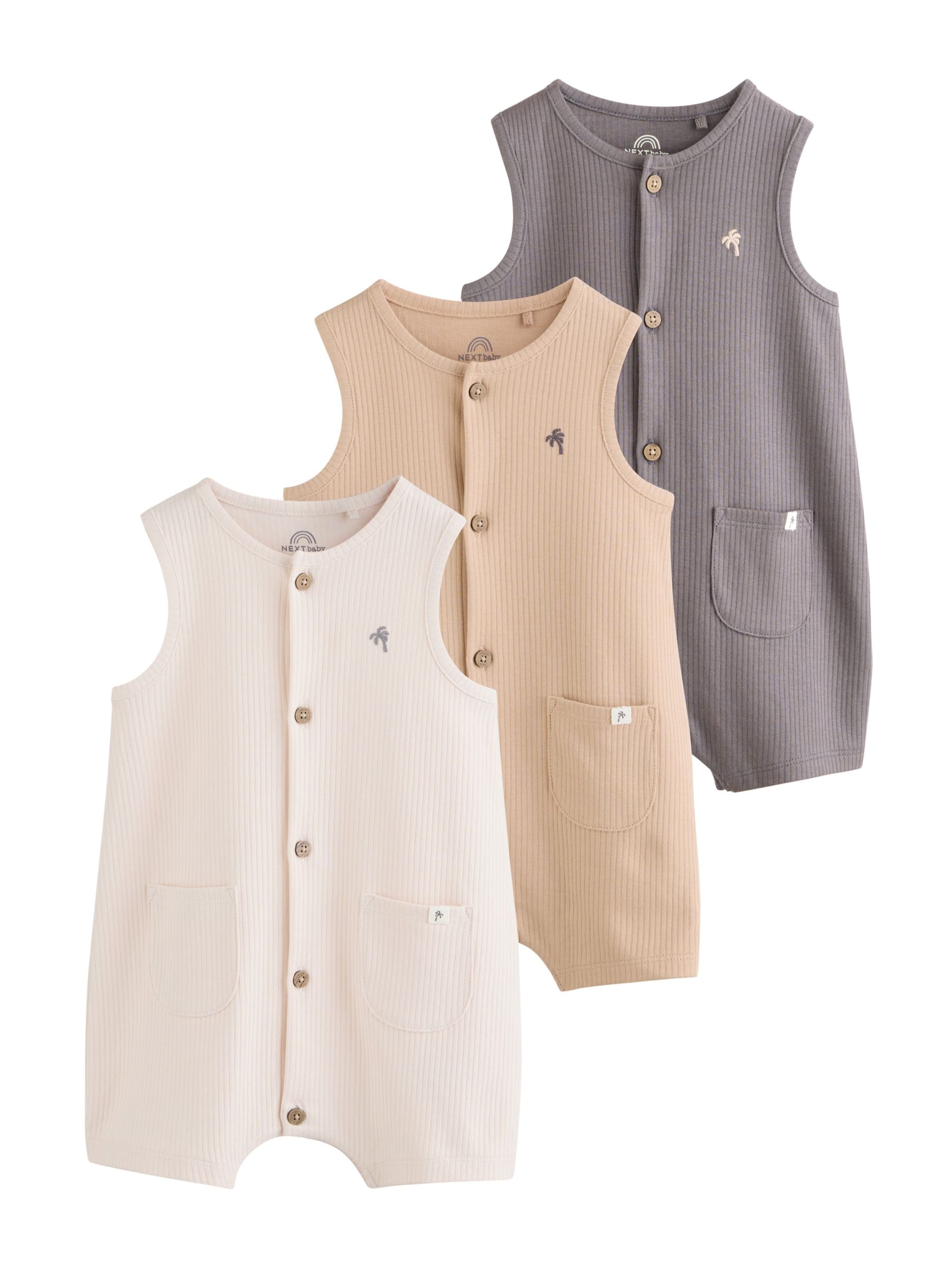 Barboteuse / body Next en beige : devant