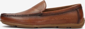 Mocassin Kazar en marron : devant