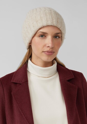 s.Oliver Mütze in Beige: Vorderseite