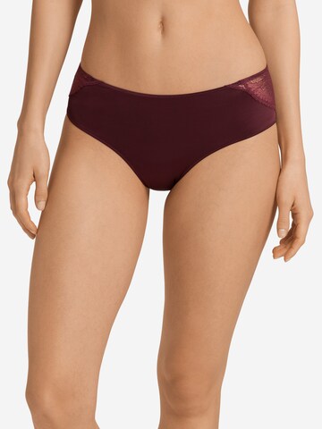 Hanro Slip 'Lilith' in Brown: front