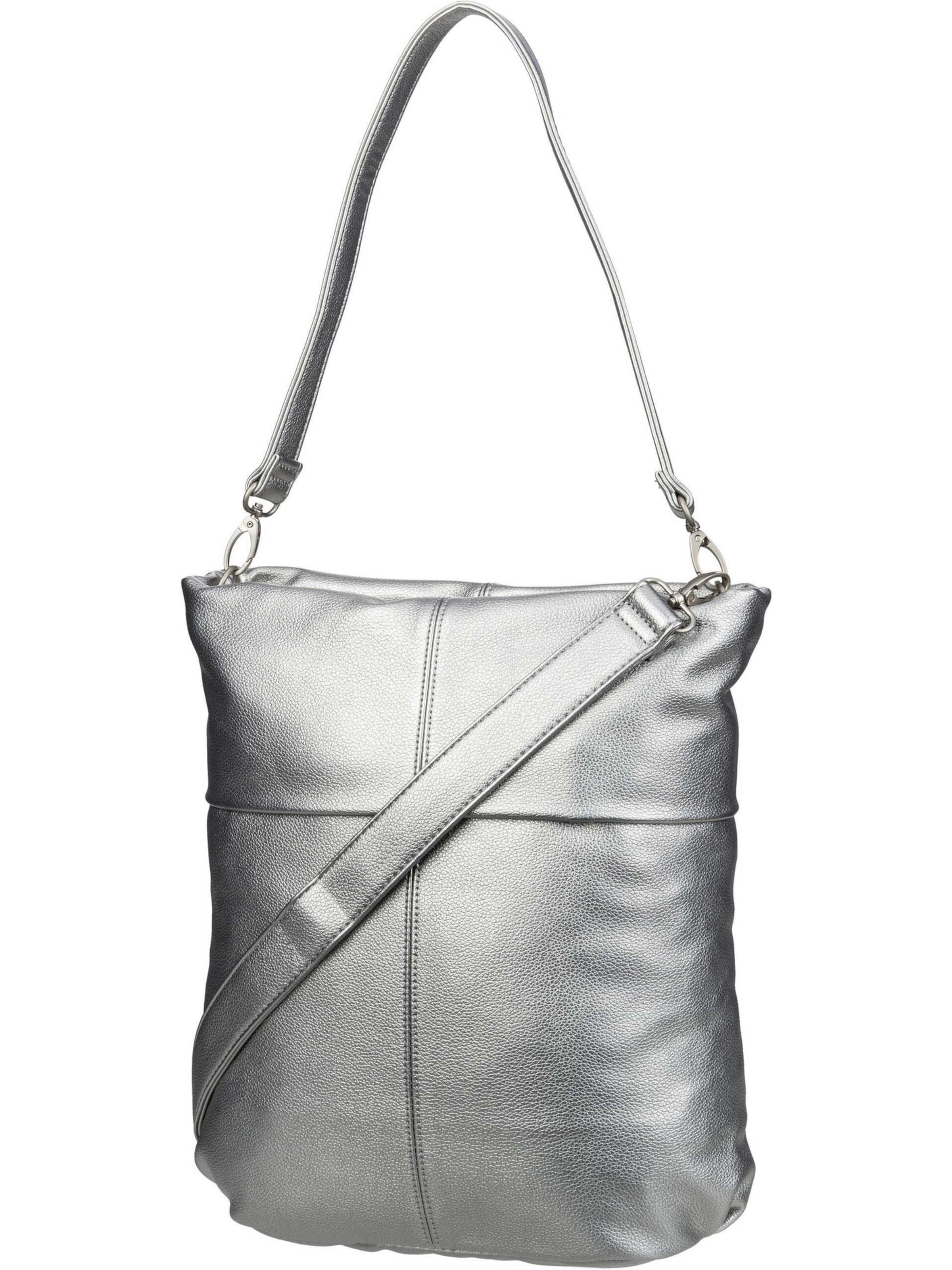 Sac bandoulière 'Mademoiselle' ZWEI en argent