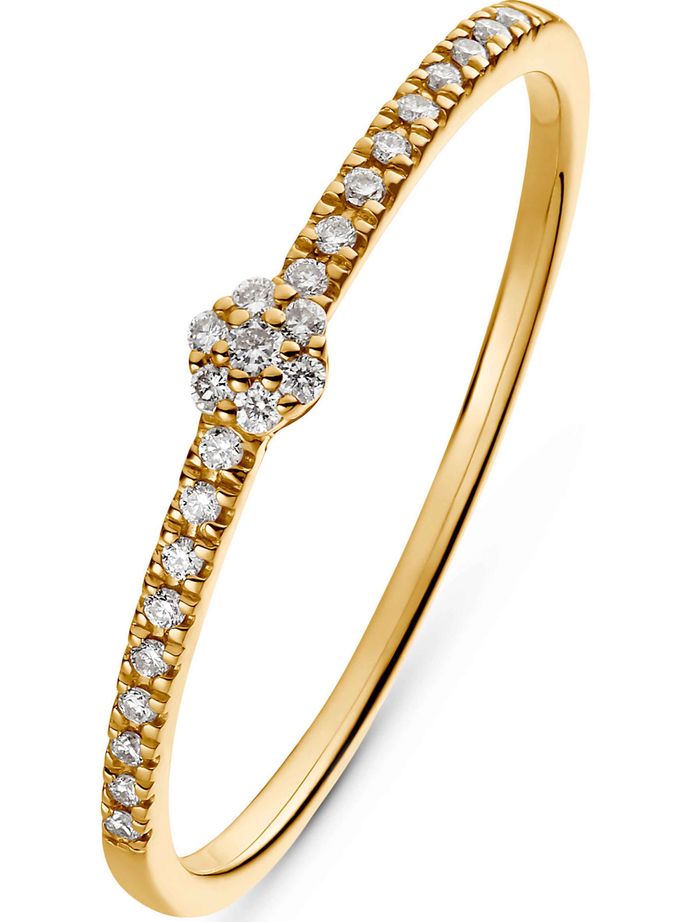 CHRIST Ring in Gold: Vorderseite