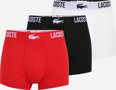 LACOSTE Boxershorts in de kleur Vuurrood / Zwart / Wit, Productweergave