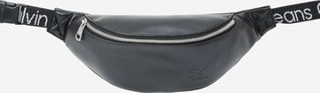 Calvin Klein Jeans - Bolsa de cintura em preto: frente