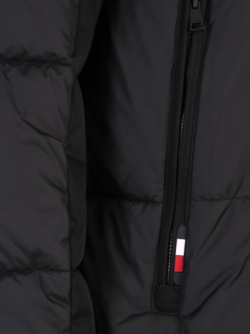 Tommy Hilfiger Big & Tall Zimska jakna 'New York' | črna barva