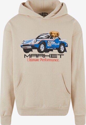 MARKET - Sudadera 'Ultimate Rally Bear' en blanco: frente