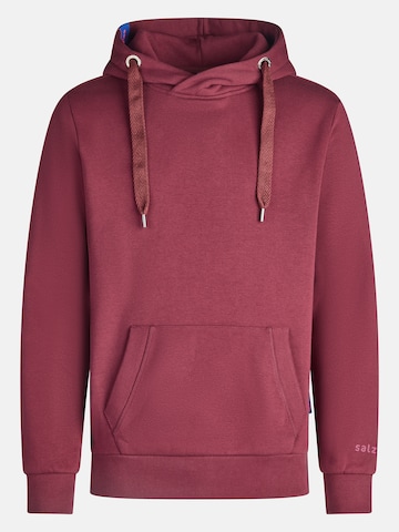 salzhaut Sweatshirt 'Heff' in Rood