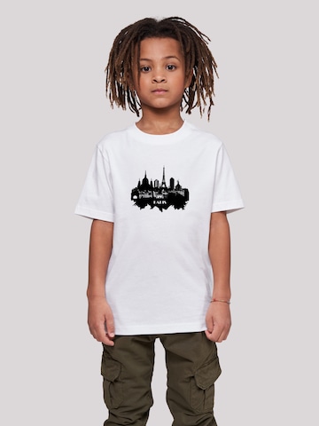 F4NT4STIC Shirt 'Cities Collection - Paris skyline' in Weiß: predná strana