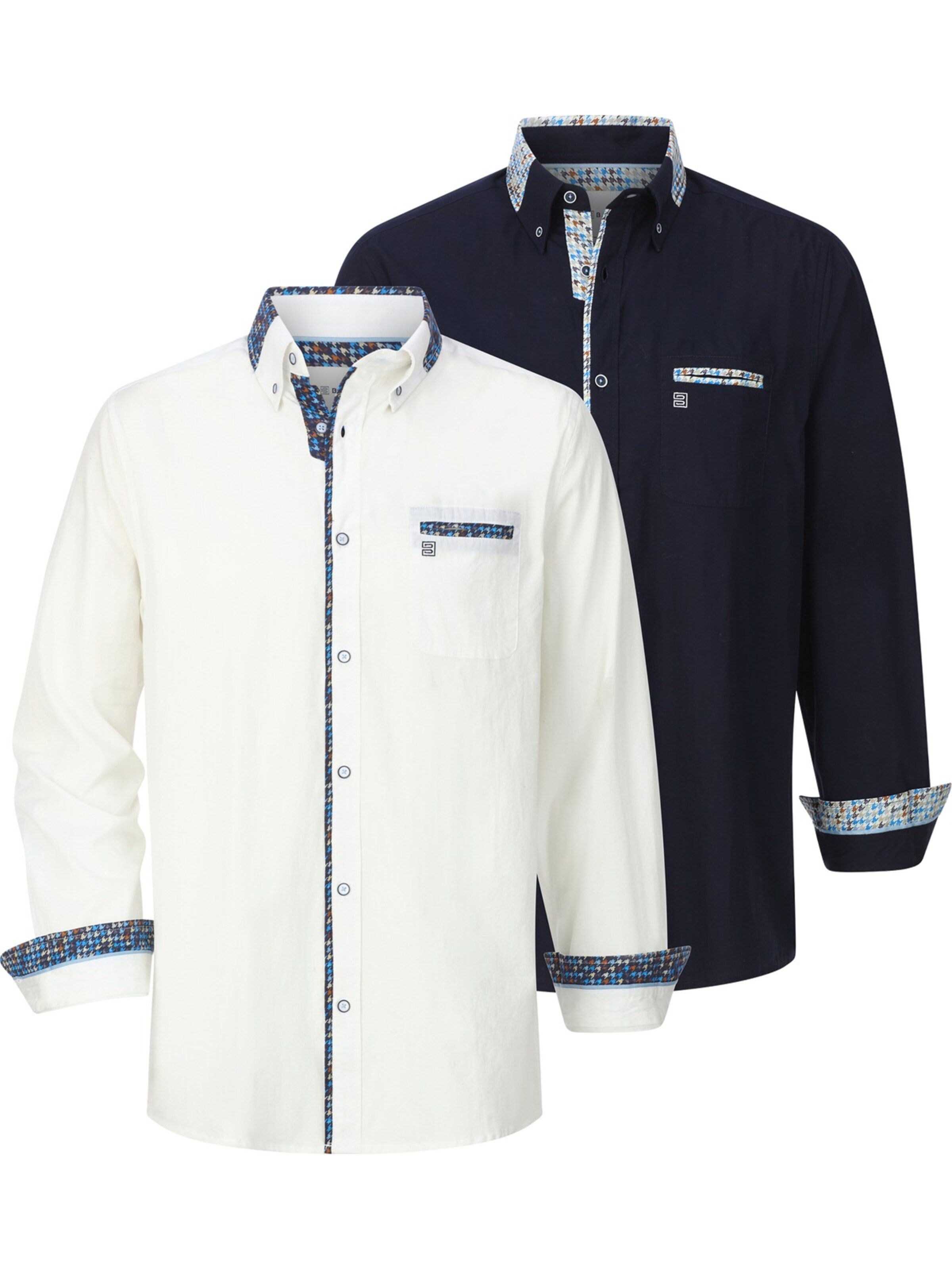 BABISTA Button Up Shirt 'Matias' in Black: front