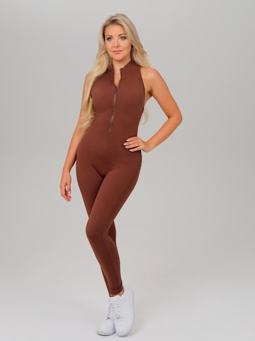 FemmeTone Jumpsuit 'Damaris' in Brown