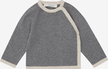 Sense Organics Knit cardigan 'PICASSO' in Grey: front