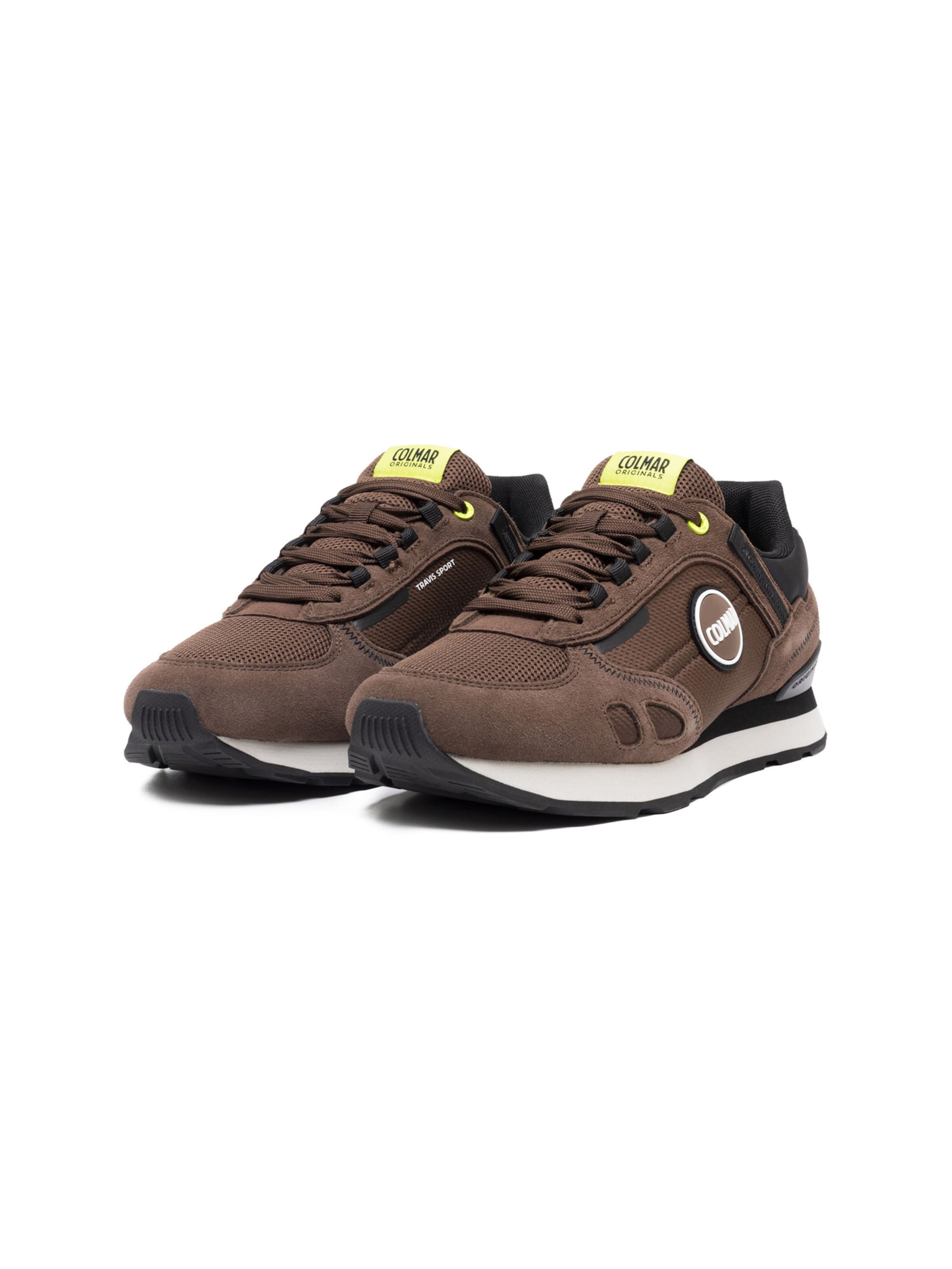 Baskets basses 'Travis Sport Bold' Colmar en marron : devant
