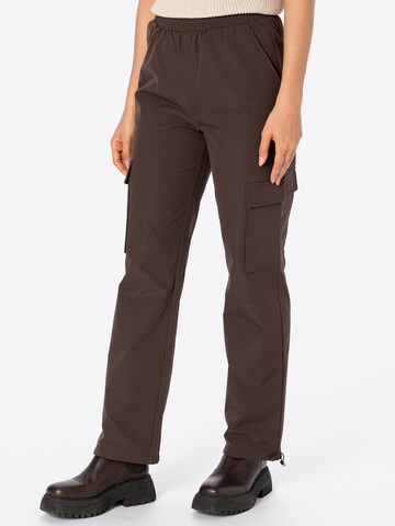 Loosefit Pantalon cargo 'VUJA' SISTERS POINT en marron : devant