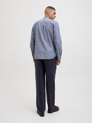 Slim fit Camicia 'JJESummer Band' di JACK & JONES in blu