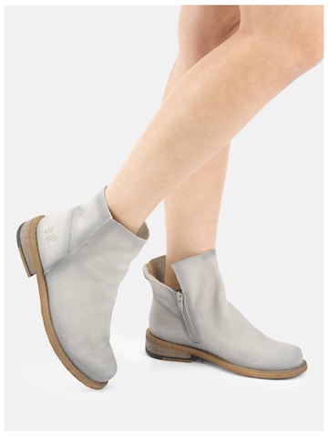 Felmini Wide Fit Stiefelette in Grau: Vorderseite
