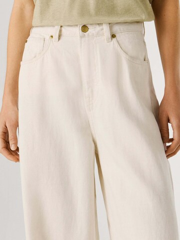 Pepe Jeans Wide Leg Jeans 'Jaimy' in Weiß