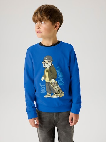 NAME IT - Sudadera en azul: frente