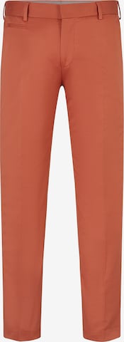 Coupe slim Pantalon à plis STRELLSON en rouge : devant
