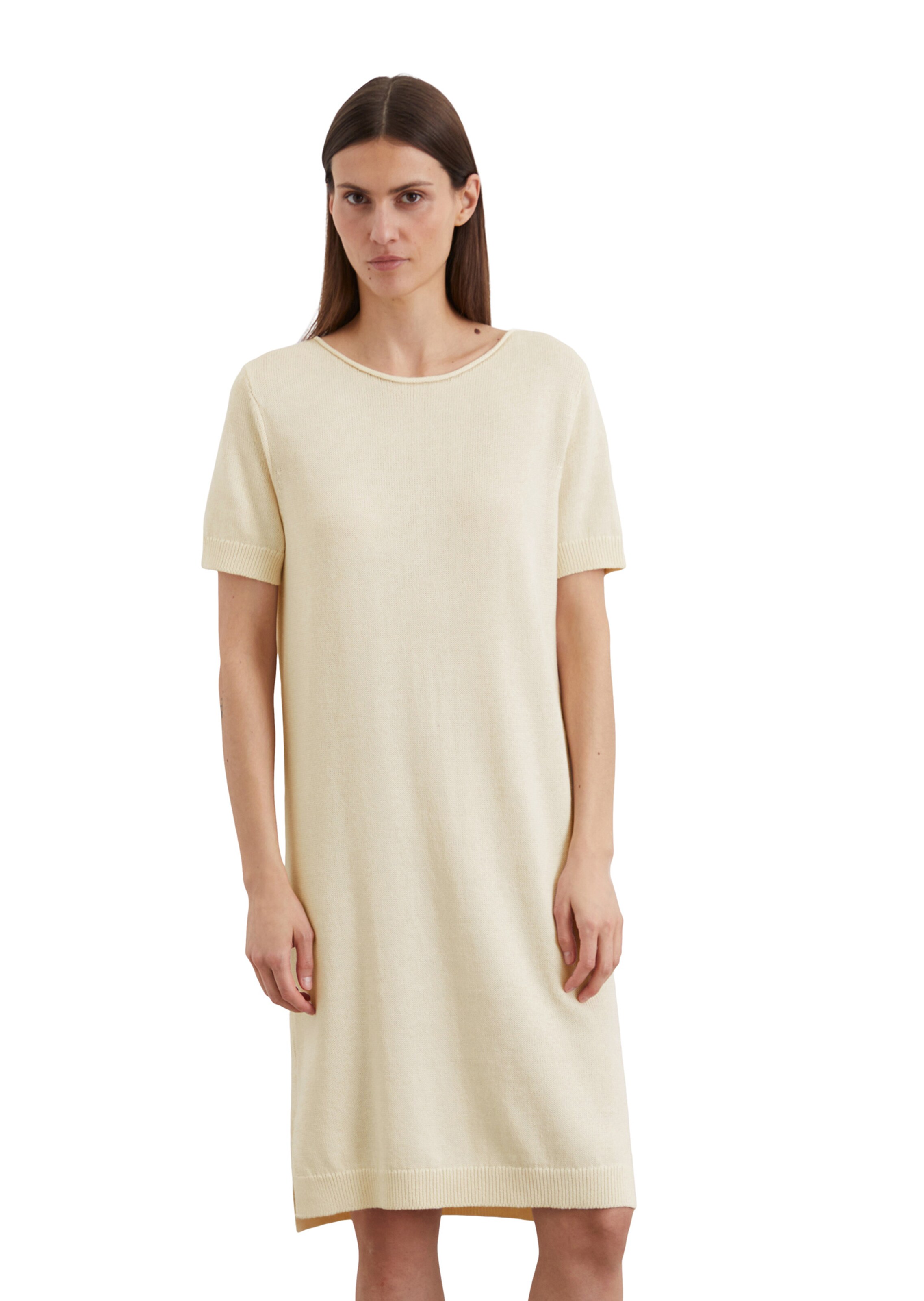 Marc O'Polo Knit dress in Beige: front
