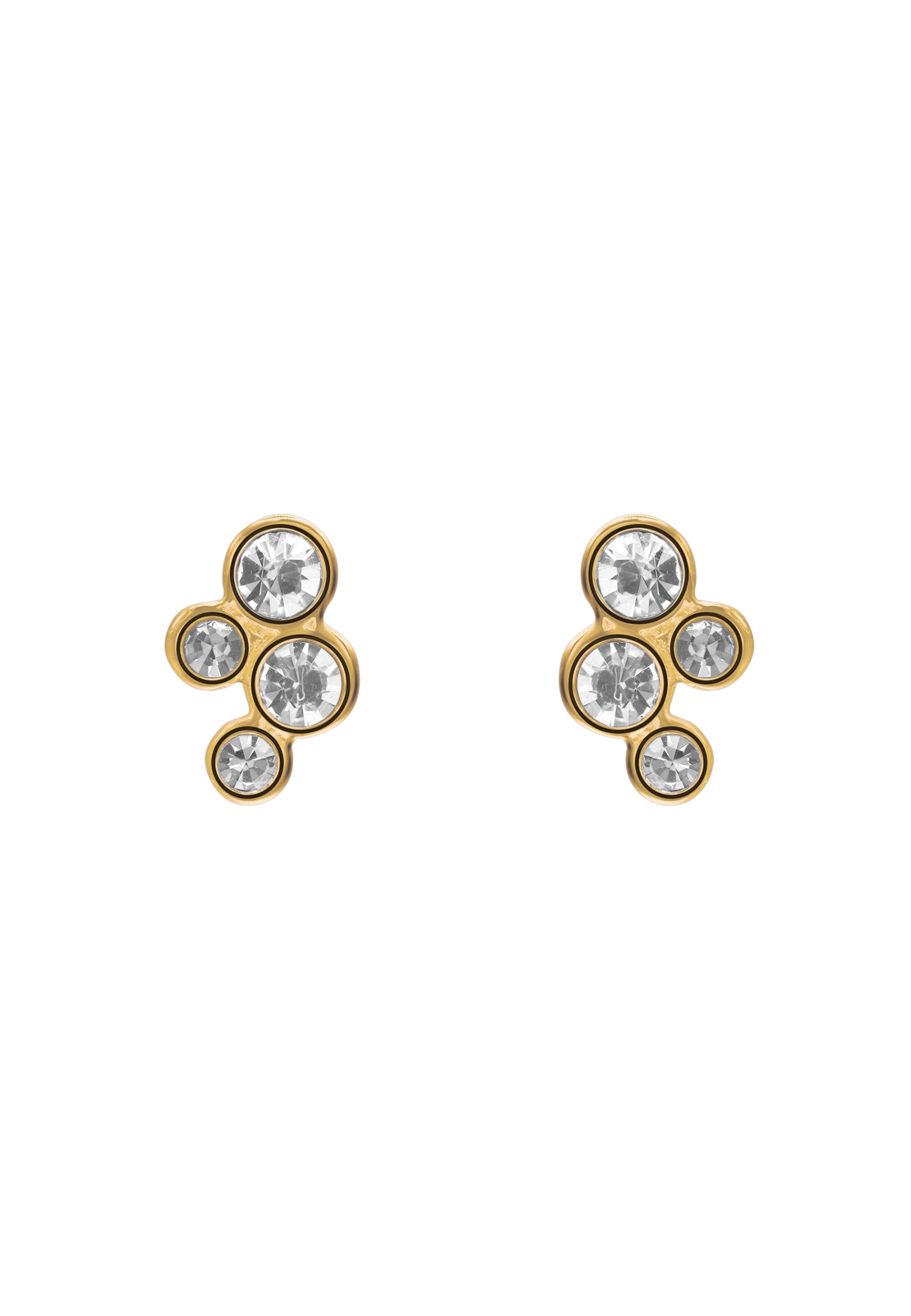 Boucles d'oreilles 'Quirin' Heideman en or : devant