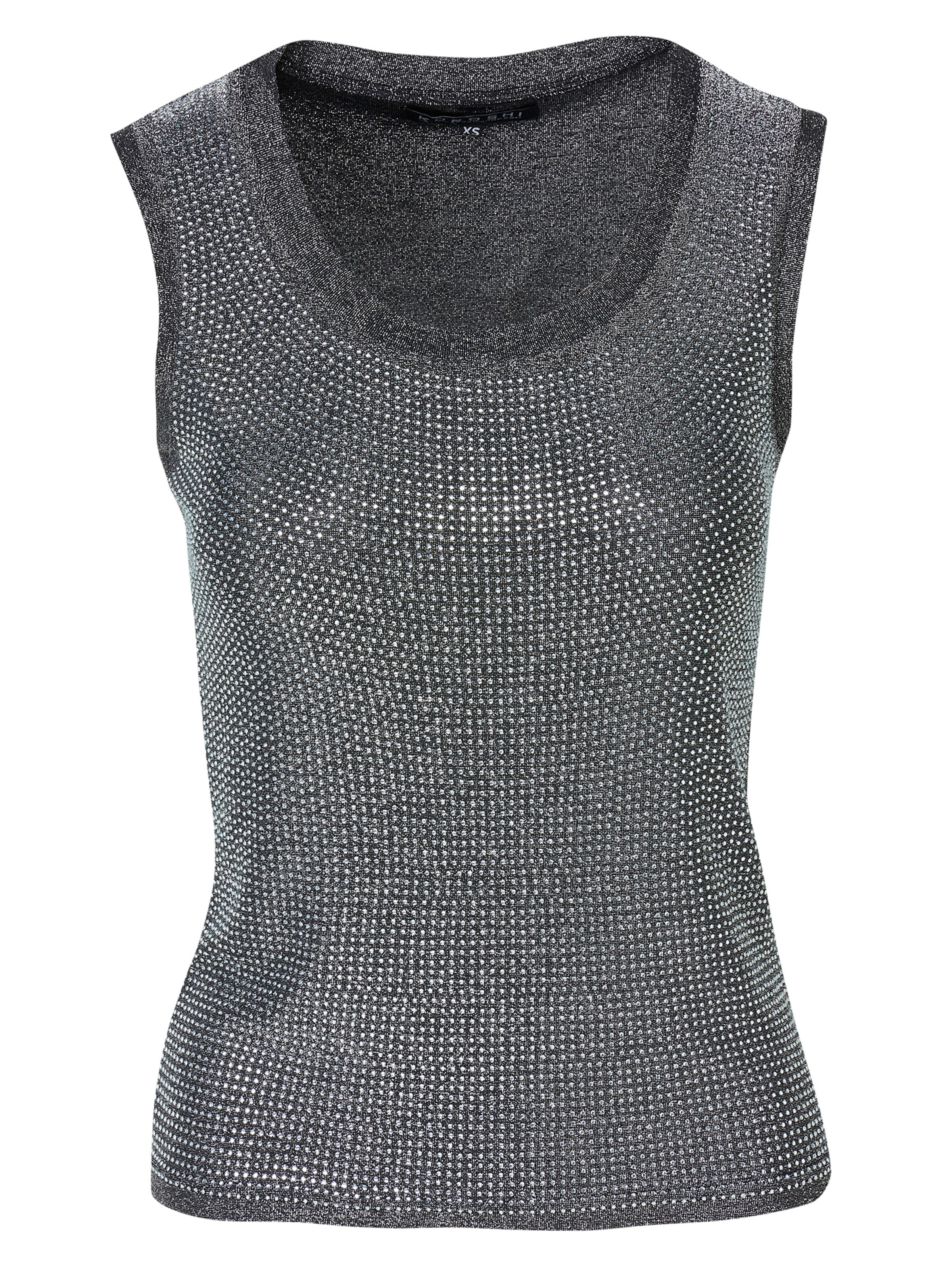 KOROSHI Knitted top in Grey: front