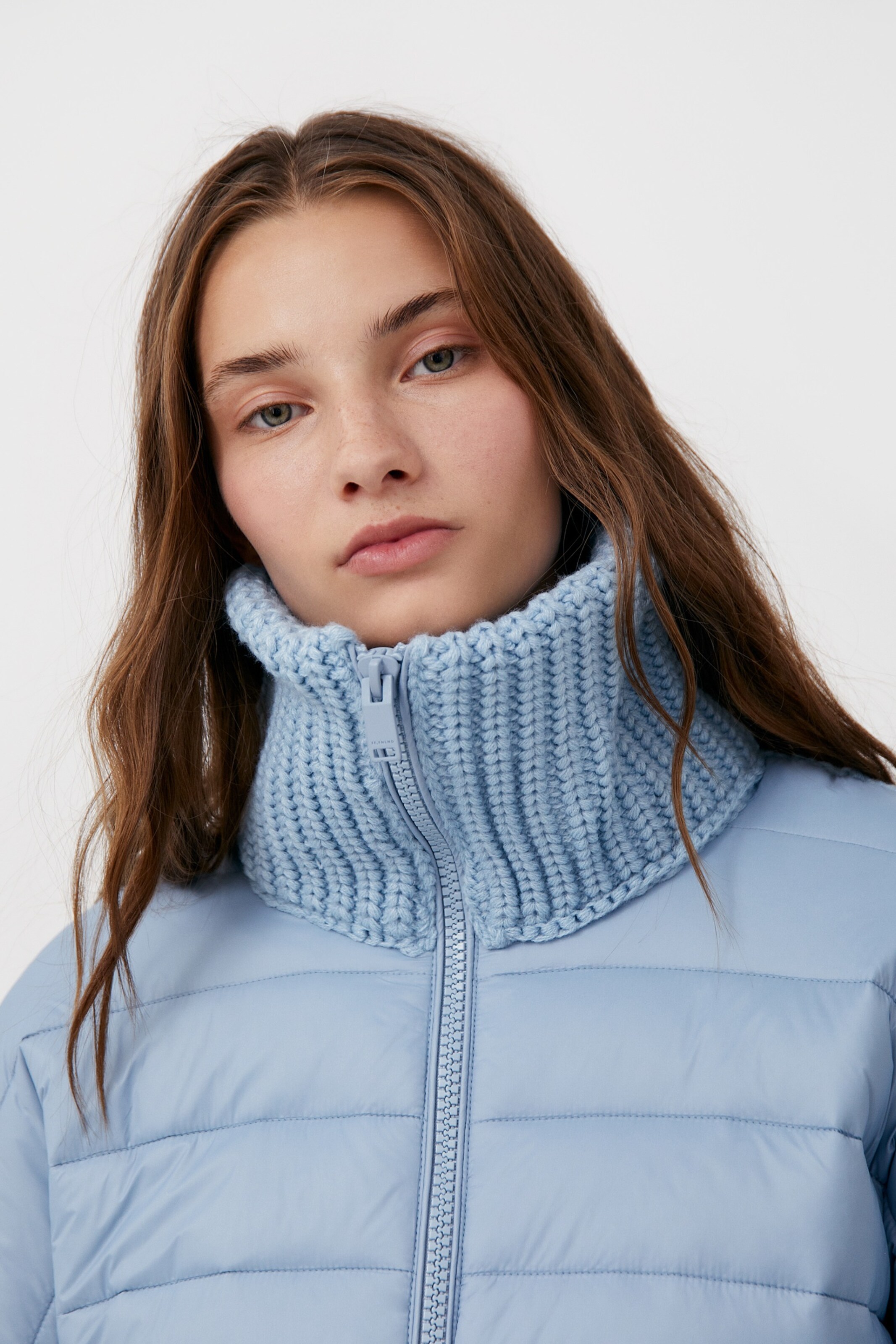 Frauen Jacken Finn Flare Steppjacke in Hellblau - ZJ40555 Frauen Jacken Finn Flare Steppjacke in Hellblau - ZJ40555