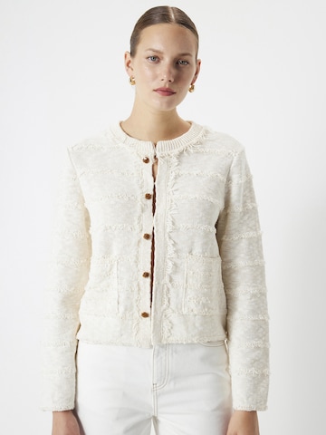 Ipekyol Knit Cardigan in Beige: front