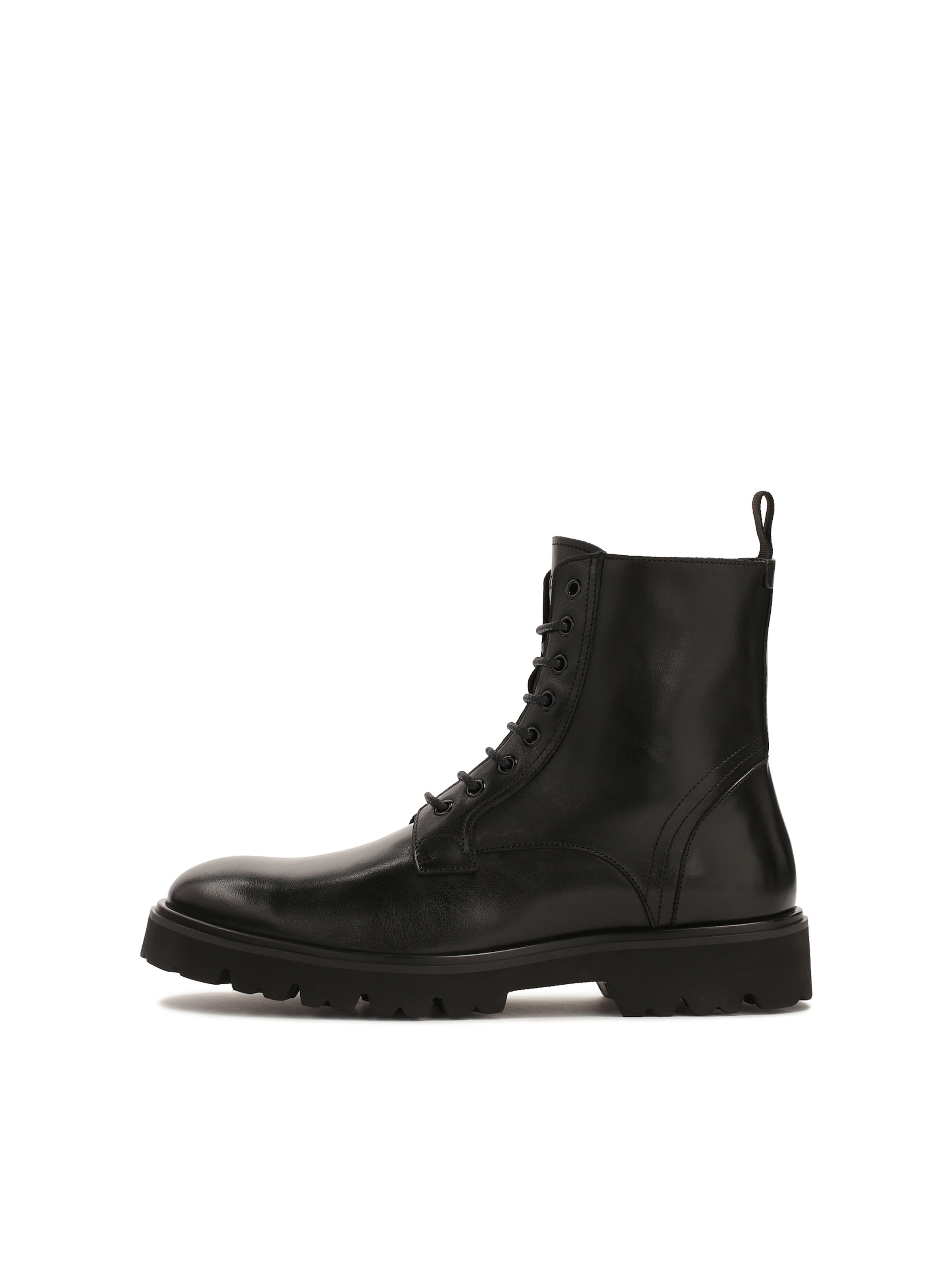 Kazar Ботинки на шнуровке в Черный: спереди