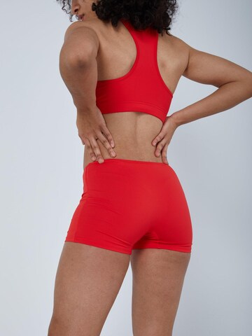 SPORTKIND - Skinny Leggings 'Tights' en rojo