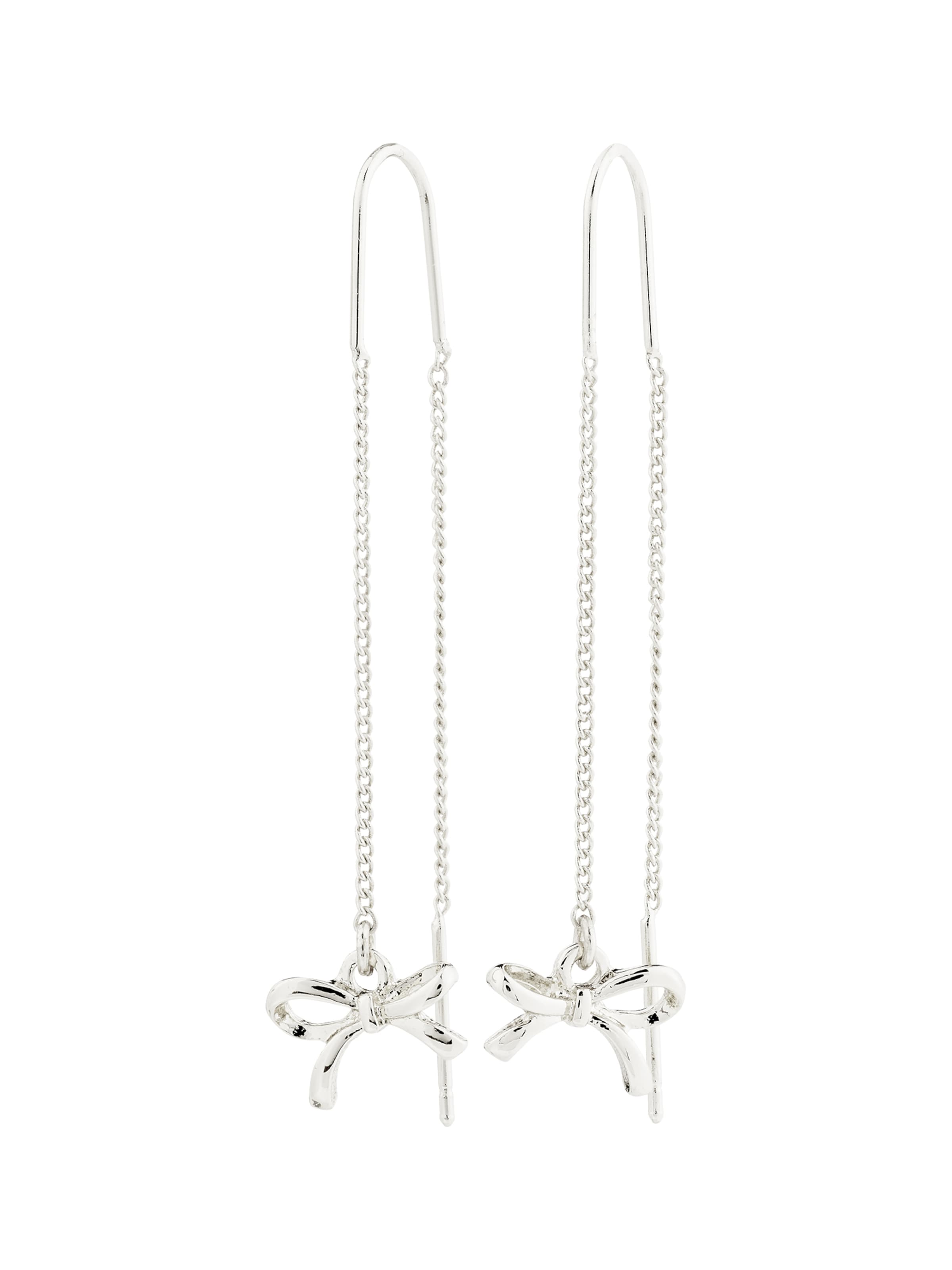 Pilgrim Øreringe ' Lysandra ' i sølv: forside