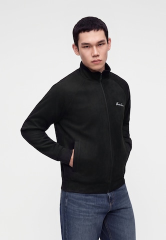 melns GUESS JEANS Starpsezonu jaka: no priekšpuses