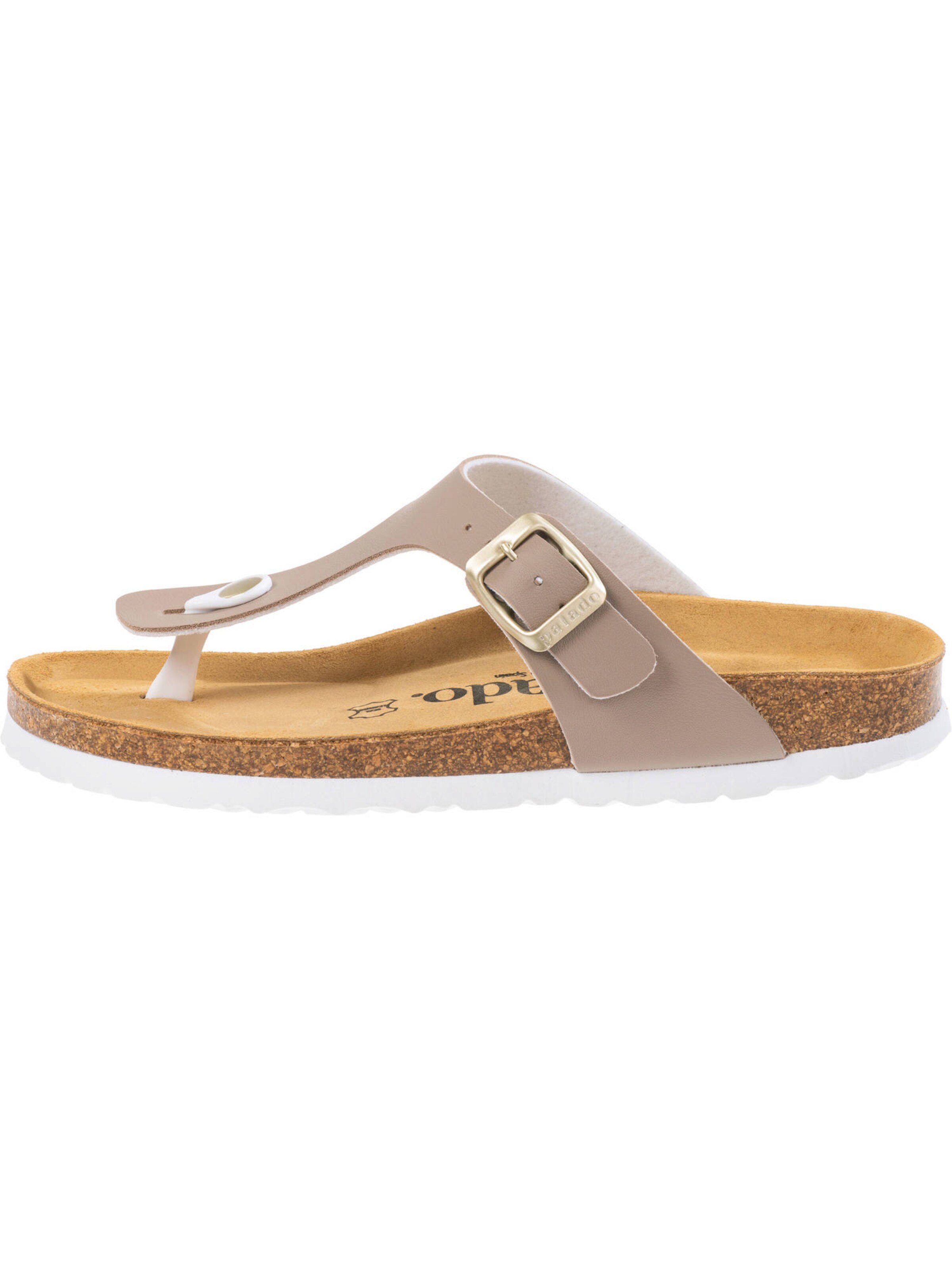 Palado T-bar sandals 'Kos' in Beige: front