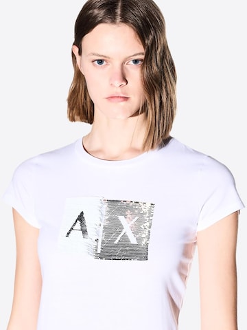 Maglietta 'T-shirt AX ARMANI EXCHANGE da Donna - bianco 8NYTDLYJ73Z6110' di ARMANI EXCHANGE in bianco
