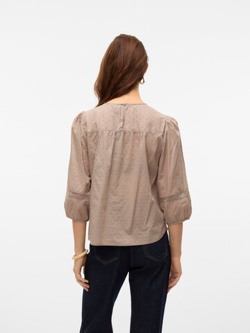 VERO MODA Bluse 'VMTrine' i grå