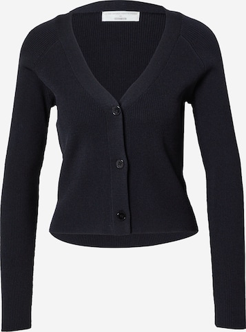 Guido Maria Kretschmer Collection Knit Cardigan 'Brenda' in Black: front